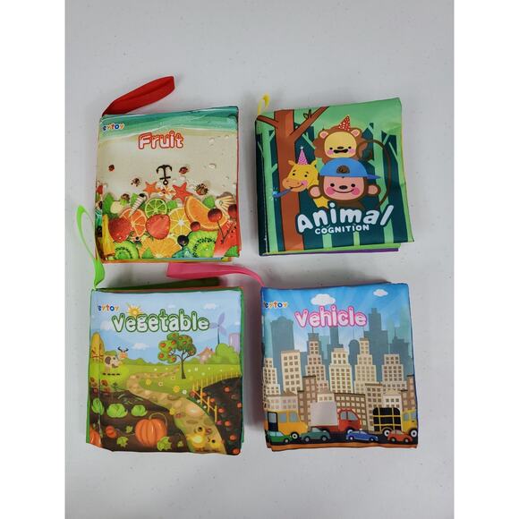 teytoy My First Soft Book Nontoxic Fabric Baby Cloth Books Early Education - Picture 1 of 10